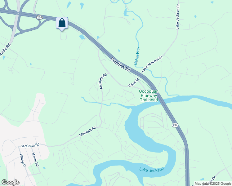 map of restaurants, bars, coffee shops, grocery stores, and more near 8420 Alpaugh Street in Manassas