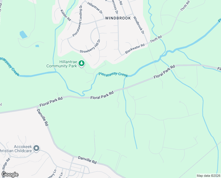 map of restaurants, bars, coffee shops, grocery stores, and more near 3514 Floral Park Road in Brandywine