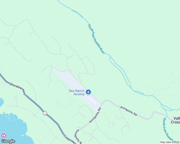 map of restaurants, bars, coffee shops, grocery stores, and more near 951 River Beach Road in Sea Ranch