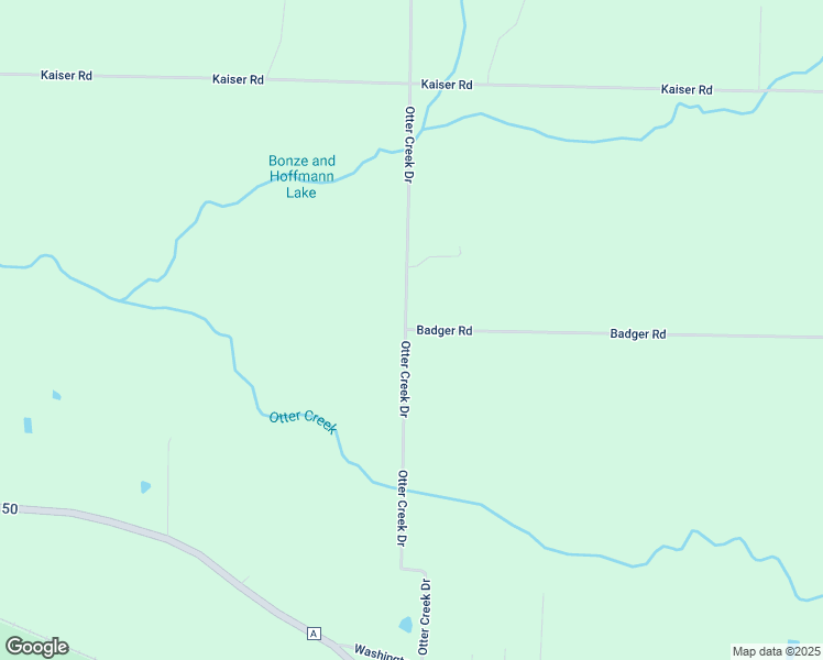 map of restaurants, bars, coffee shops, grocery stores, and more near 7300 Badger Road in Otterville