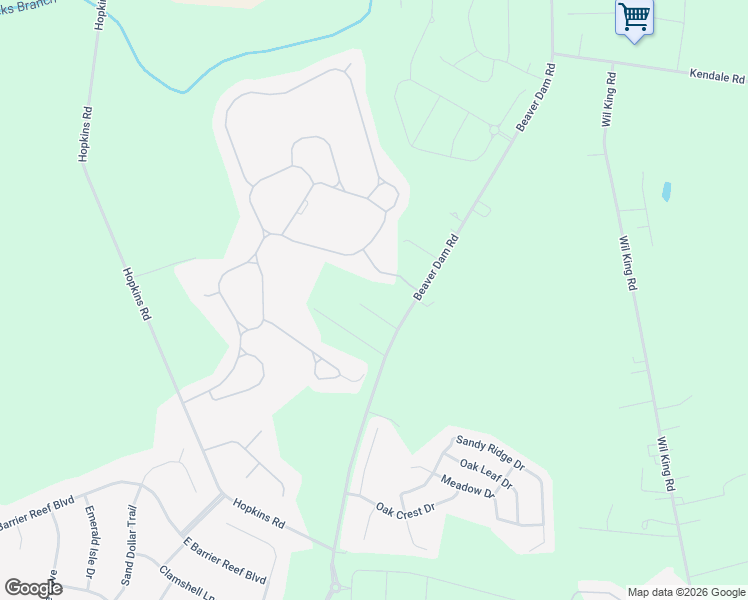 map of restaurants, bars, coffee shops, grocery stores, and more near 20447 Mall Center Way in Lewes