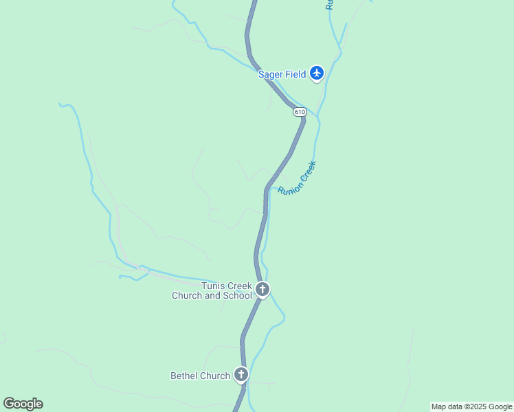 map of restaurants, bars, coffee shops, grocery stores, and more near 18844-18894 Runions Creek Road in Broadway