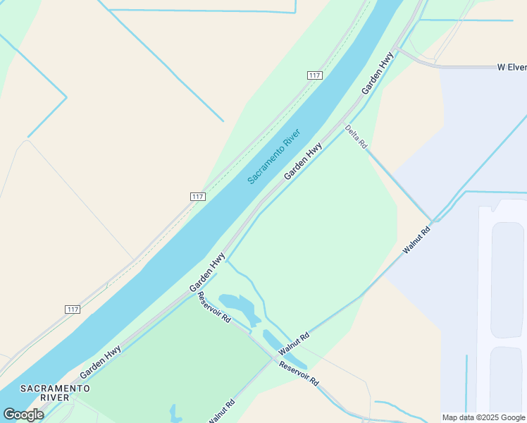 map of restaurants, bars, coffee shops, grocery stores, and more near 7600-8144 Garden Highway in Sacramento