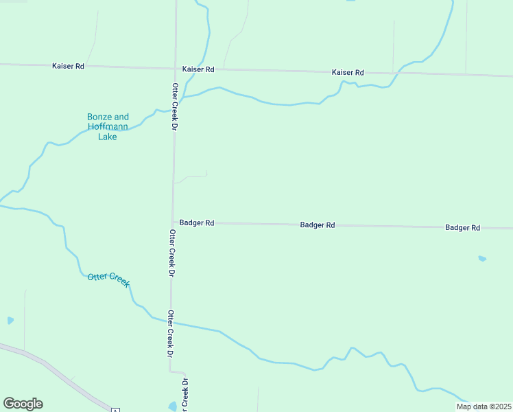 map of restaurants, bars, coffee shops, grocery stores, and more near 7300-7398 Badger Road in Otterville