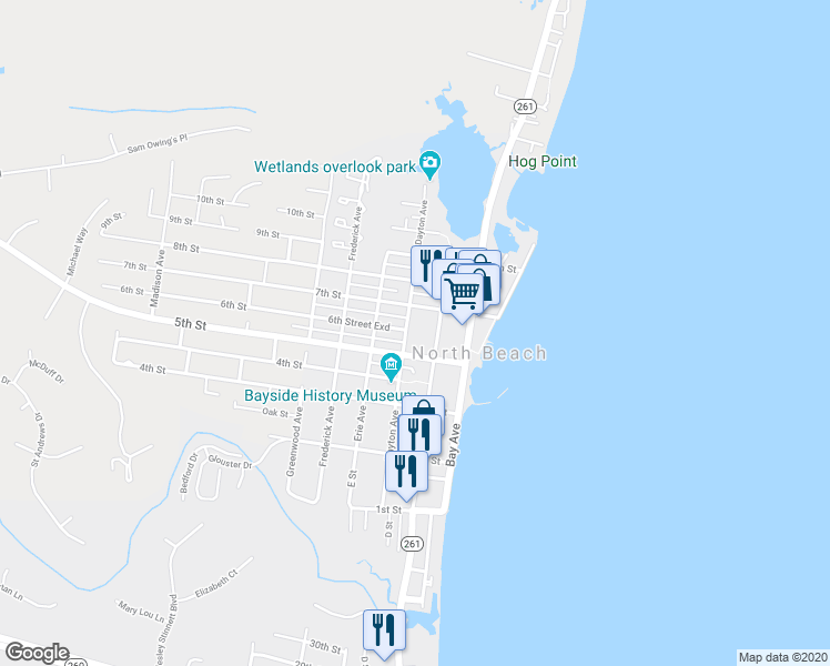 map of restaurants, bars, coffee shops, grocery stores, and more near 9117 Dayton Avenue in North Beach