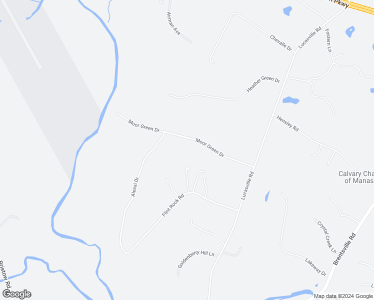 map of restaurants, bars, coffee shops, grocery stores, and more near 9805 Moor Green Drive in Manassas