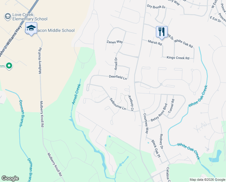 map of restaurants, bars, coffee shops, grocery stores, and more near 20 Haworth Court in Rehoboth Beach