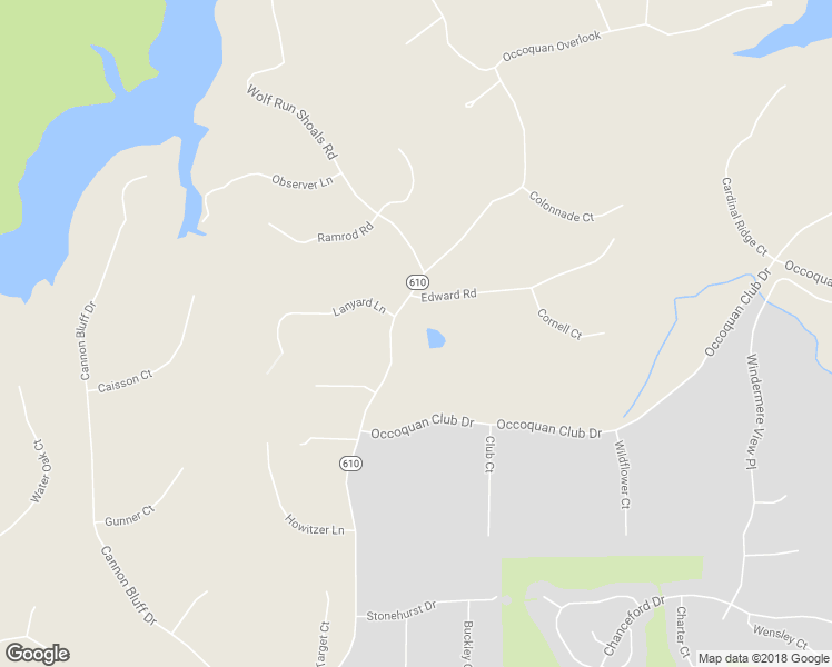map of restaurants, bars, coffee shops, grocery stores, and more near 11321 Bacon Race Road in Woodbridge