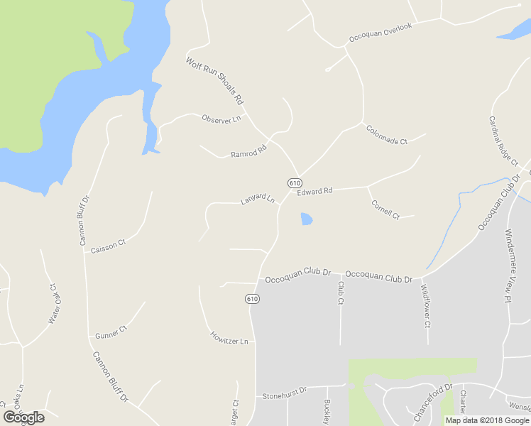 map of restaurants, bars, coffee shops, grocery stores, and more near 4903 Lanyard Lane in Woodbridge