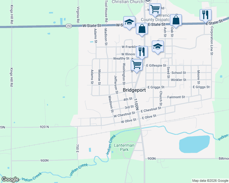 map of restaurants, bars, coffee shops, grocery stores, and more near 626 Jefferson Street in Bridgeport
