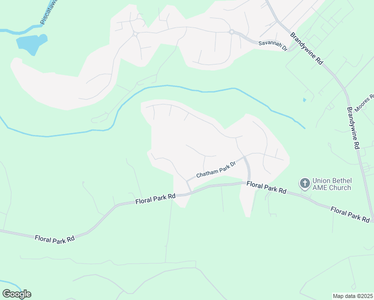 map of restaurants, bars, coffee shops, grocery stores, and more near 6307 Barrow House Drive in Brandywine