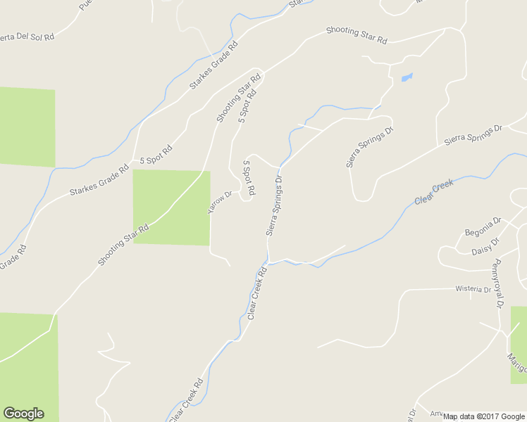 map of restaurants, bars, coffee shops, grocery stores, and more near 5508 5 Spot Road in Pollock Pines