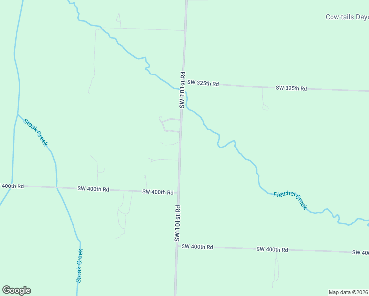 map of restaurants, bars, coffee shops, grocery stores, and more near 359 Southwest 101st Road in Warrensburg