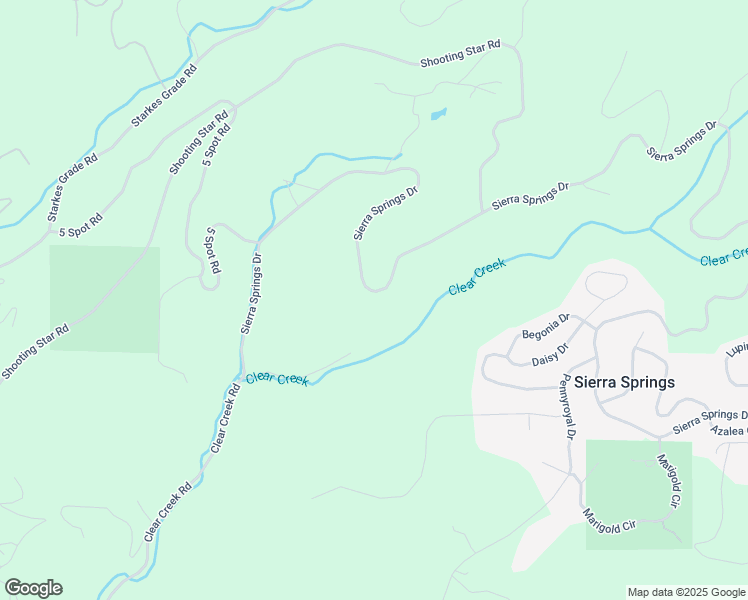 map of restaurants, bars, coffee shops, grocery stores, and more near 4432 Sierra Springs Drive in Pollock Pines