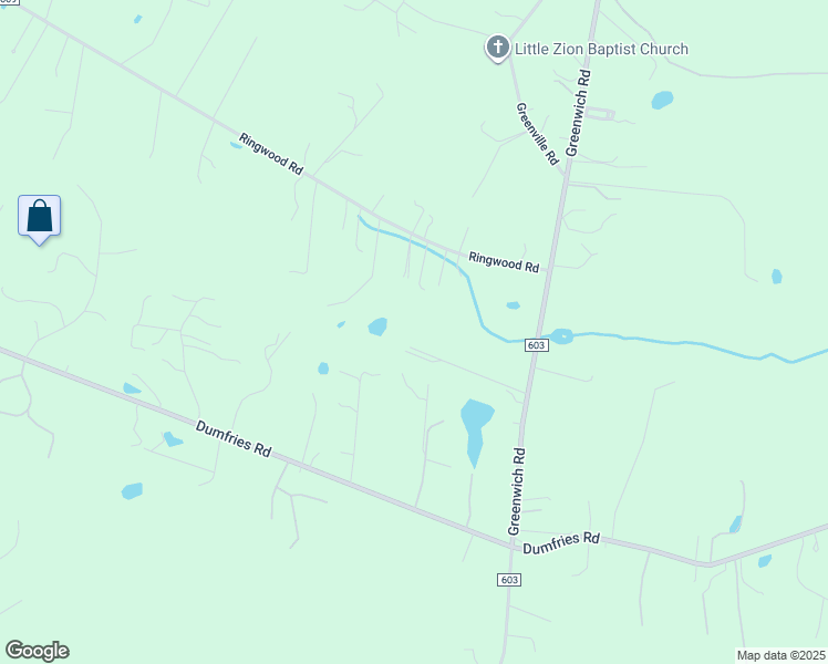 map of restaurants, bars, coffee shops, grocery stores, and more near 4056 Log Cabin Road in Catlett