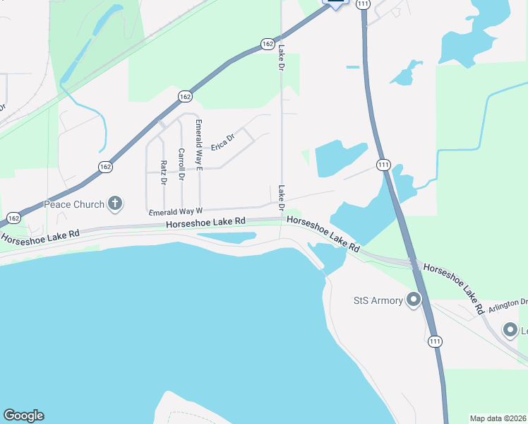 map of restaurants, bars, coffee shops, grocery stores, and more near 1 Harriett Court in Granite City