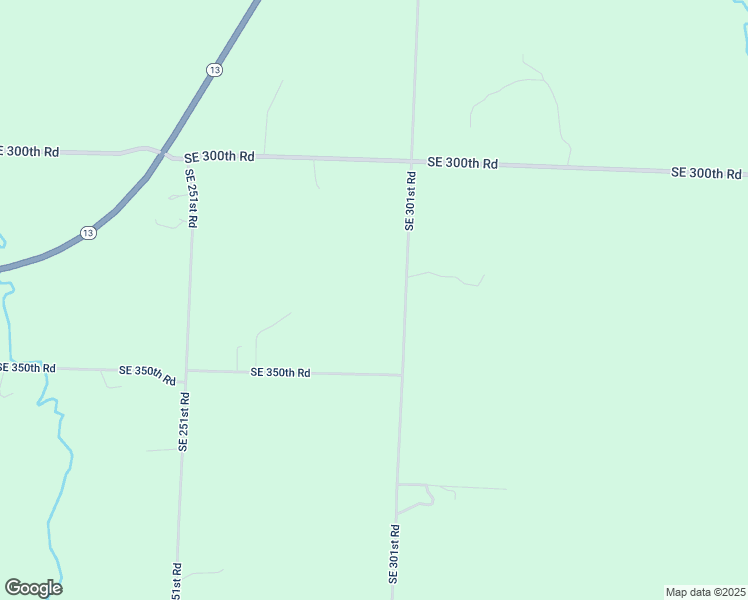 map of restaurants, bars, coffee shops, grocery stores, and more near 287 Southeast 350th Road in Warrensburg