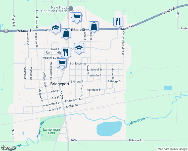 map of restaurants, bars, coffee shops, grocery stores, and more near 600 Winkler Street in Bridgeport