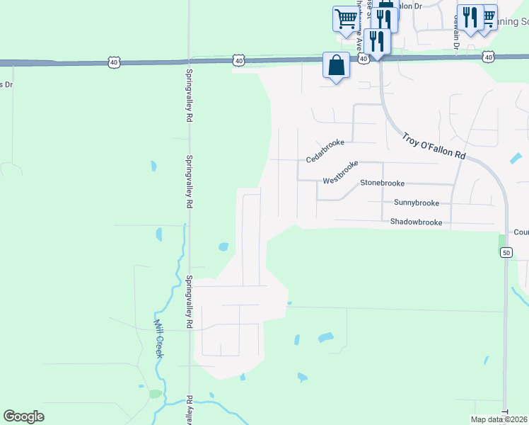 map of restaurants, bars, coffee shops, grocery stores, and more near 1456 Dale Drive in Troy