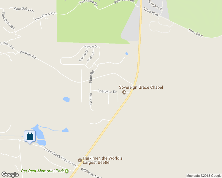 map of restaurants, bars, coffee shops, grocery stores, and more near 302 Cherokee Drive in Colorado Springs
