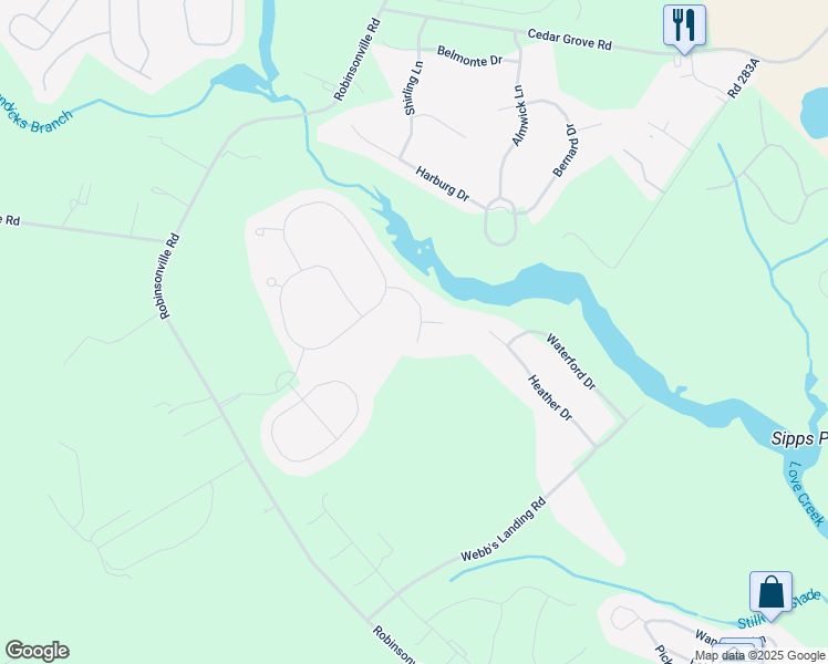 map of restaurants, bars, coffee shops, grocery stores, and more near 34326 Amelias Lndg in Lewes