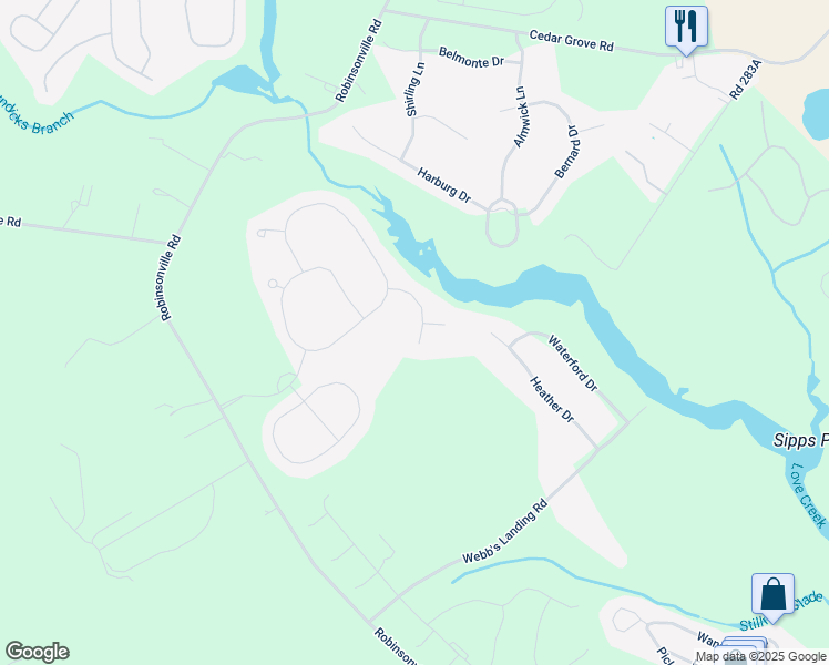 map of restaurants, bars, coffee shops, grocery stores, and more near 34326 Amelias Lndg in Lewes