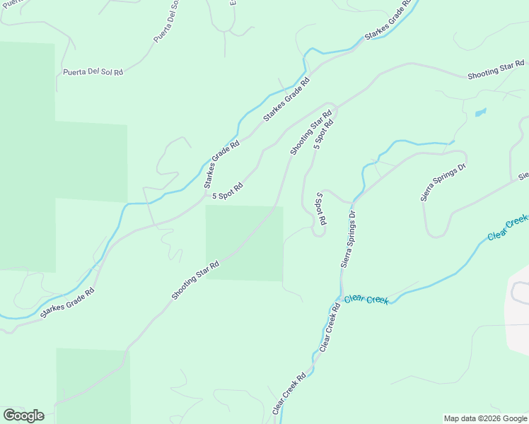map of restaurants, bars, coffee shops, grocery stores, and more near 4975 Shooting Star Road in Pollock Pines