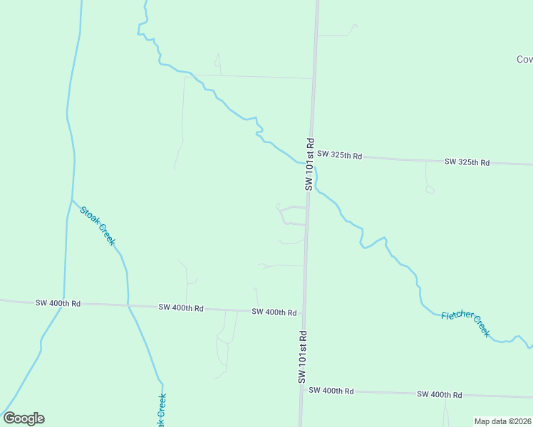 map of restaurants, bars, coffee shops, grocery stores, and more near 330 Southwest 101st Road in Warrensburg