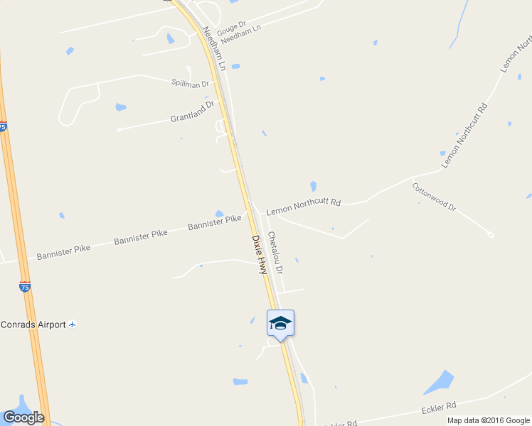 map of restaurants, bars, coffee shops, grocery stores, and more near 2120 Lemon Northcutt Road in Dry Ridge