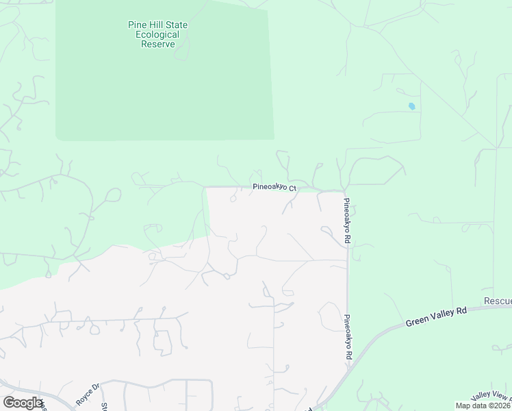 map of restaurants, bars, coffee shops, grocery stores, and more near 3940 Pineoakyo Court in Rescue