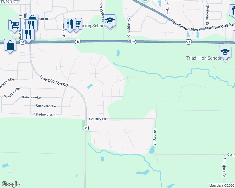 map of restaurants, bars, coffee shops, grocery stores, and more near 1433 Montauk Road in Troy