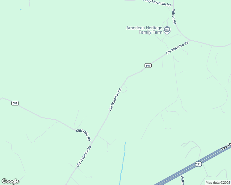 map of restaurants, bars, coffee shops, grocery stores, and more near 9150 County Road 691 in Warrenton