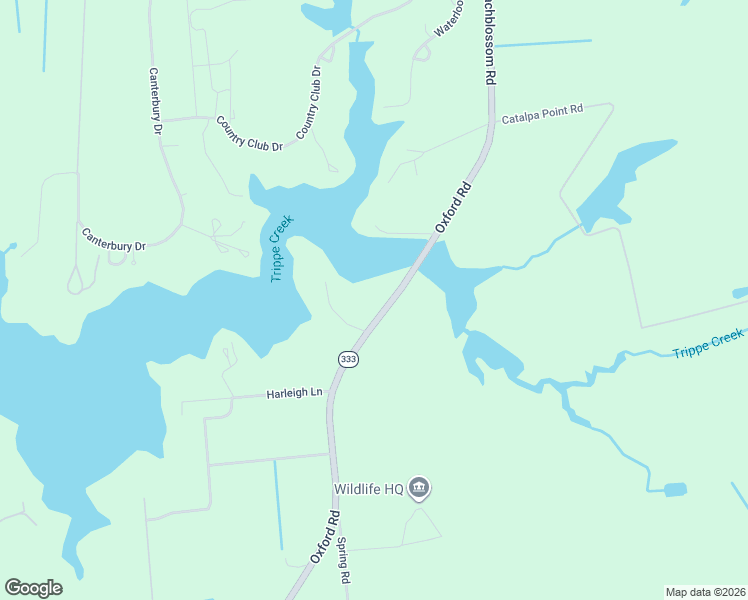 map of restaurants, bars, coffee shops, grocery stores, and more near 5920 Oxford Road in Oxford