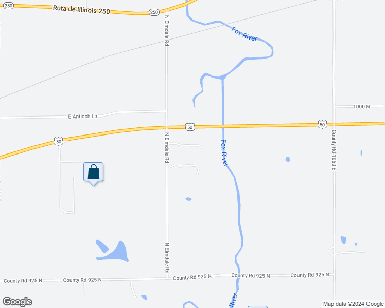 map of restaurants, bars, coffee shops, grocery stores, and more near 3924 North Elmdale Road in Olney