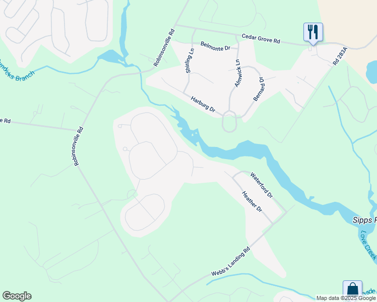 map of restaurants, bars, coffee shops, grocery stores, and more near 34275 Amelias Lndg in Lewes