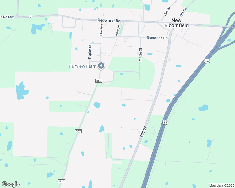 map of restaurants, bars, coffee shops, grocery stores, and more near 2632-2646 Country Club Drive in New Bloomfield