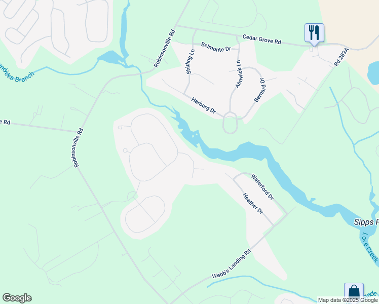 map of restaurants, bars, coffee shops, grocery stores, and more near 34275 Amelias Lndg in Lewes