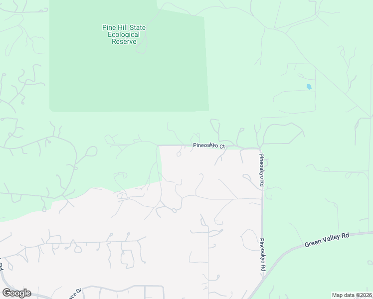 map of restaurants, bars, coffee shops, grocery stores, and more near 3940 Pineoakyo Court in Rescue