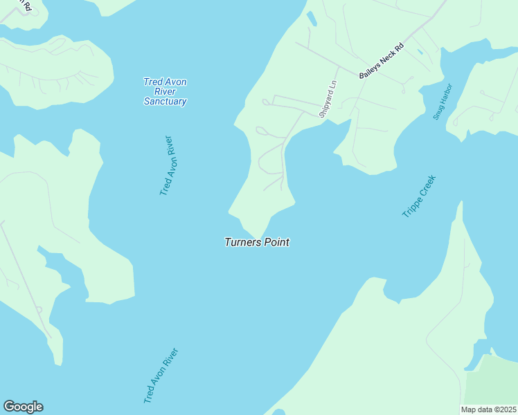 map of restaurants, bars, coffee shops, grocery stores, and more near 6010 Shipyard Lane in Easton
