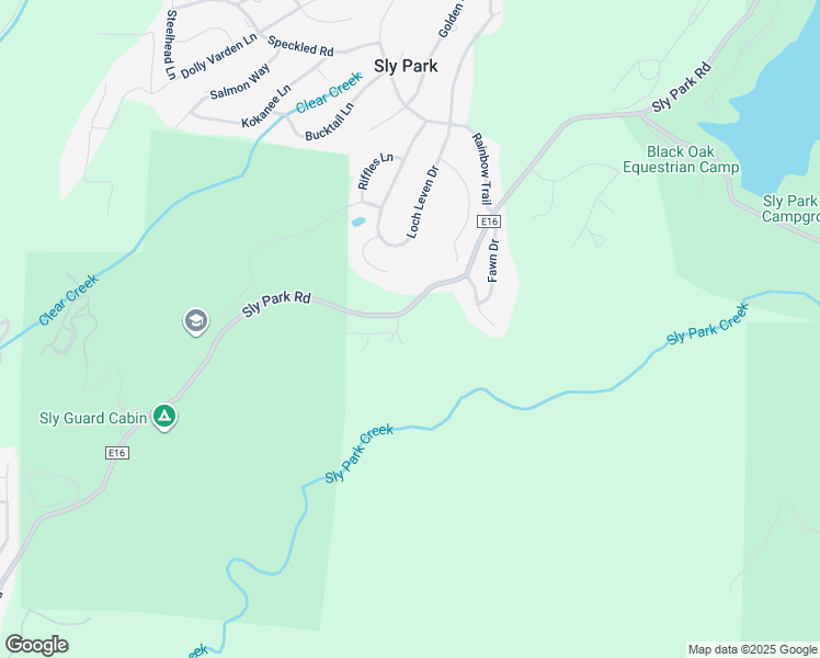 map of restaurants, bars, coffee shops, grocery stores, and more near 5297 Buckhorn Road in Pollock Pines
