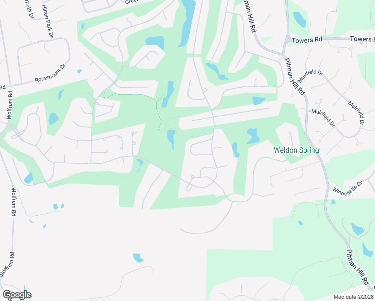 map of restaurants, bars, coffee shops, grocery stores, and more near 229 Greenburn Drive in Weldon Spring