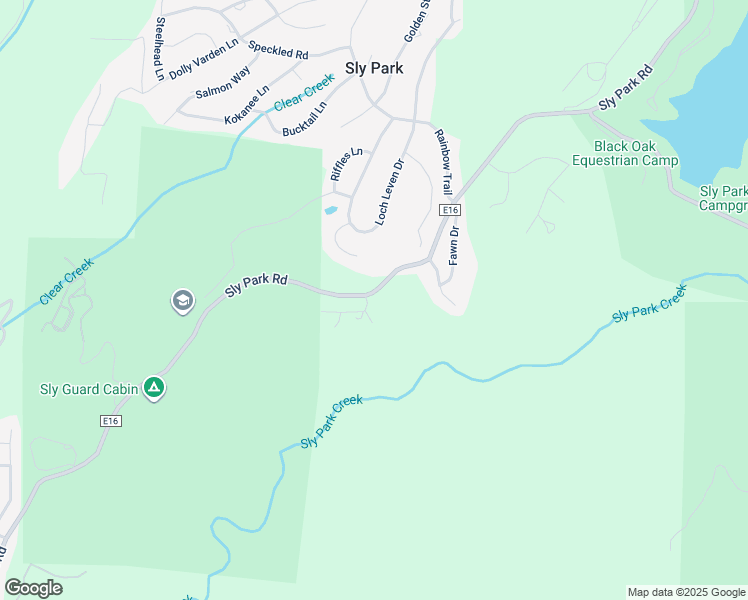 map of restaurants, bars, coffee shops, grocery stores, and more near 5297 Buckhorn Road in Pollock Pines