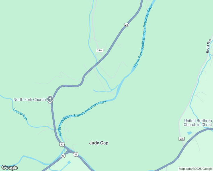 map of restaurants, bars, coffee shops, grocery stores, and more near 255 River Drive in Riverton