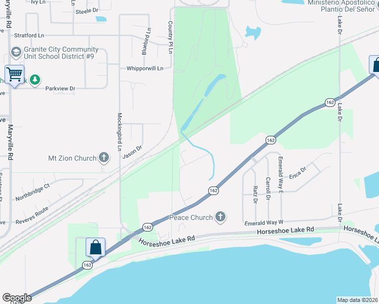 map of restaurants, bars, coffee shops, grocery stores, and more near 2828 Beth Ann Court in Pontoon Beach