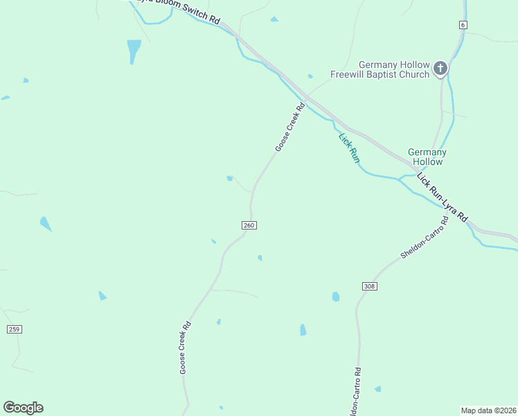 map of restaurants, bars, coffee shops, grocery stores, and more near 1992 Goose Creek Road in Wheelersburg