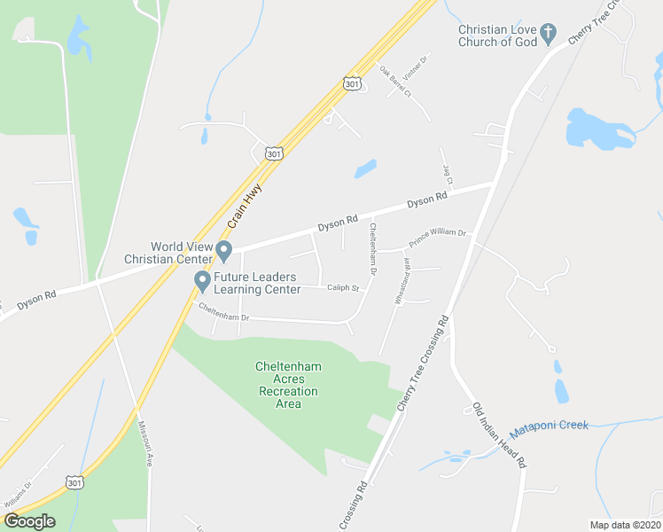 map of restaurants, bars, coffee shops, grocery stores, and more near 12710 Tayman Farm Road in Brandywine