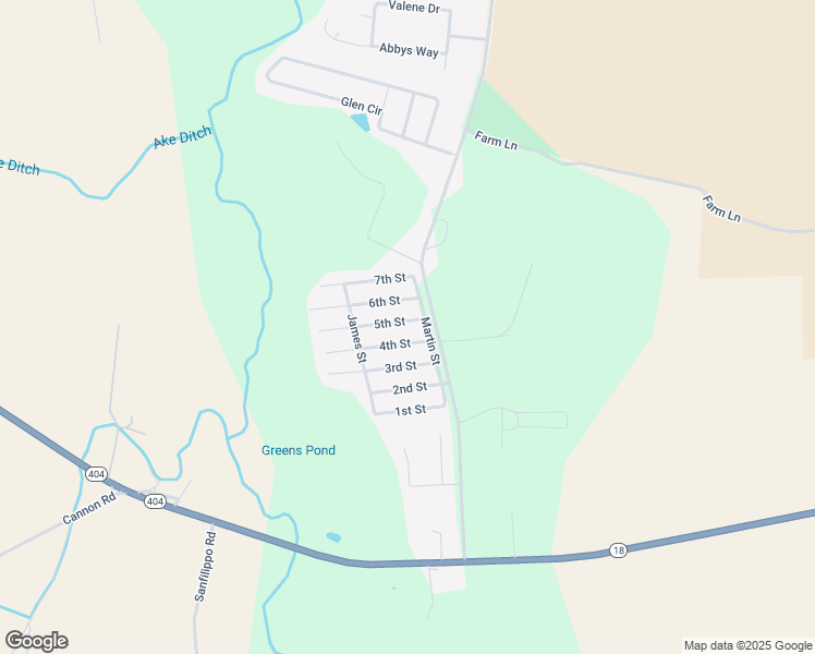 map of restaurants, bars, coffee shops, grocery stores, and more near 11229 5th Street in Bridgeville