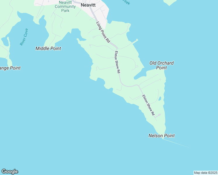 map of restaurants, bars, coffee shops, grocery stores, and more near 6060 Elston Shore Road in Neavitt