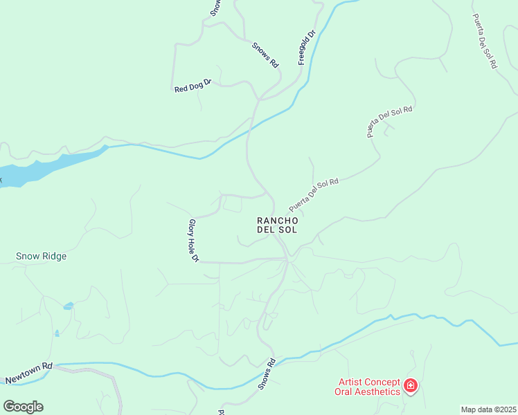 map of restaurants, bars, coffee shops, grocery stores, and more near 3820 Snows Road in Camino