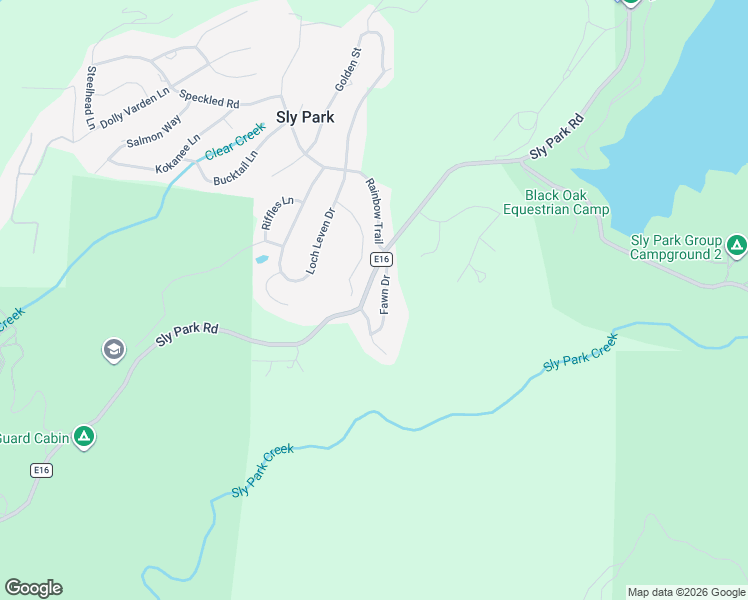 map of restaurants, bars, coffee shops, grocery stores, and more near 5217 Doe View Place in Pollock Pines